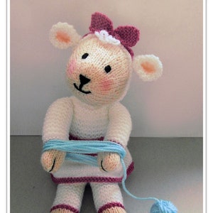 Sophie Lamb Sweet, versatile little knitted lamb