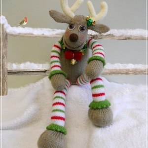 Oliver reindeer    :   Pattern only IMMEDIATE DOWNLOAD