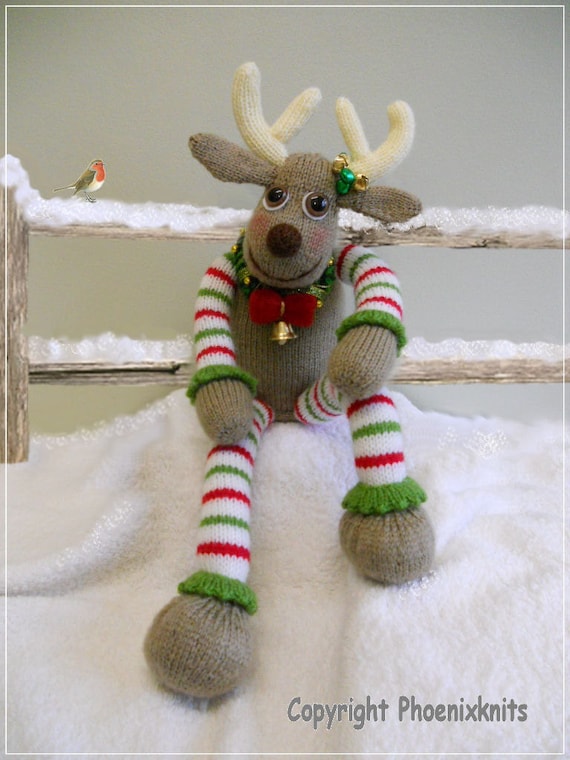 Oliver reindeer    :   Pattern only IMMEDIATE DOWNLOAD