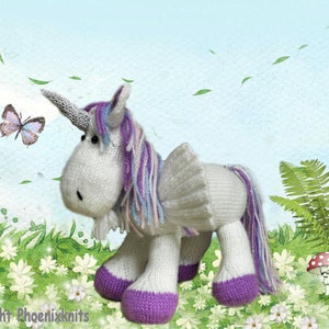 The Pegacorn an enchanting cross between a Unicorn and a Pegasus : Pattern only IMMEDIATE DOWNLOAD image 1