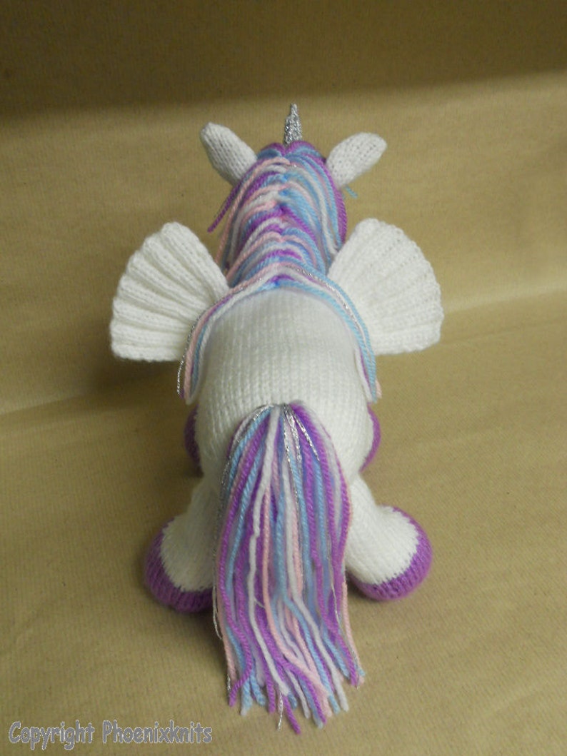 The Pegacorn an enchanting cross between a Unicorn and a Pegasus : Pattern only IMMEDIATE DOWNLOAD image 3