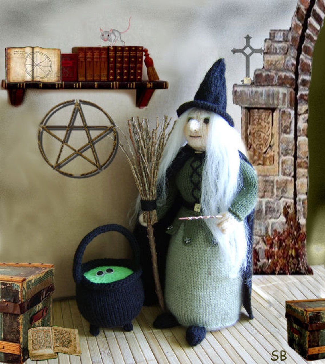 Witchypoo Toy Halloween Witch Pattern Only IMMEDIATE Etsy