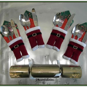 Weihnachtsmann Besteck und Serviettenhalter PDF Downlaod - nur Anleitung