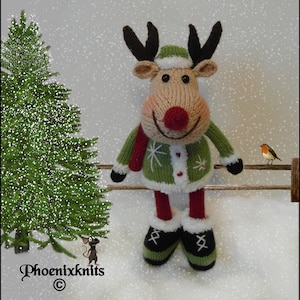 Rowan Reindeer Pattern Only Immediatedownload
