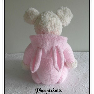 Teddy in a bunny onesie Pattern only IMMEDIATE DOWNLOAD imagem 2