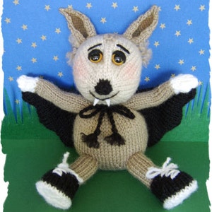 Bellamy Bat   cute halloween  toy     :   Pattern only IMMEDIATE DOWNLOAD