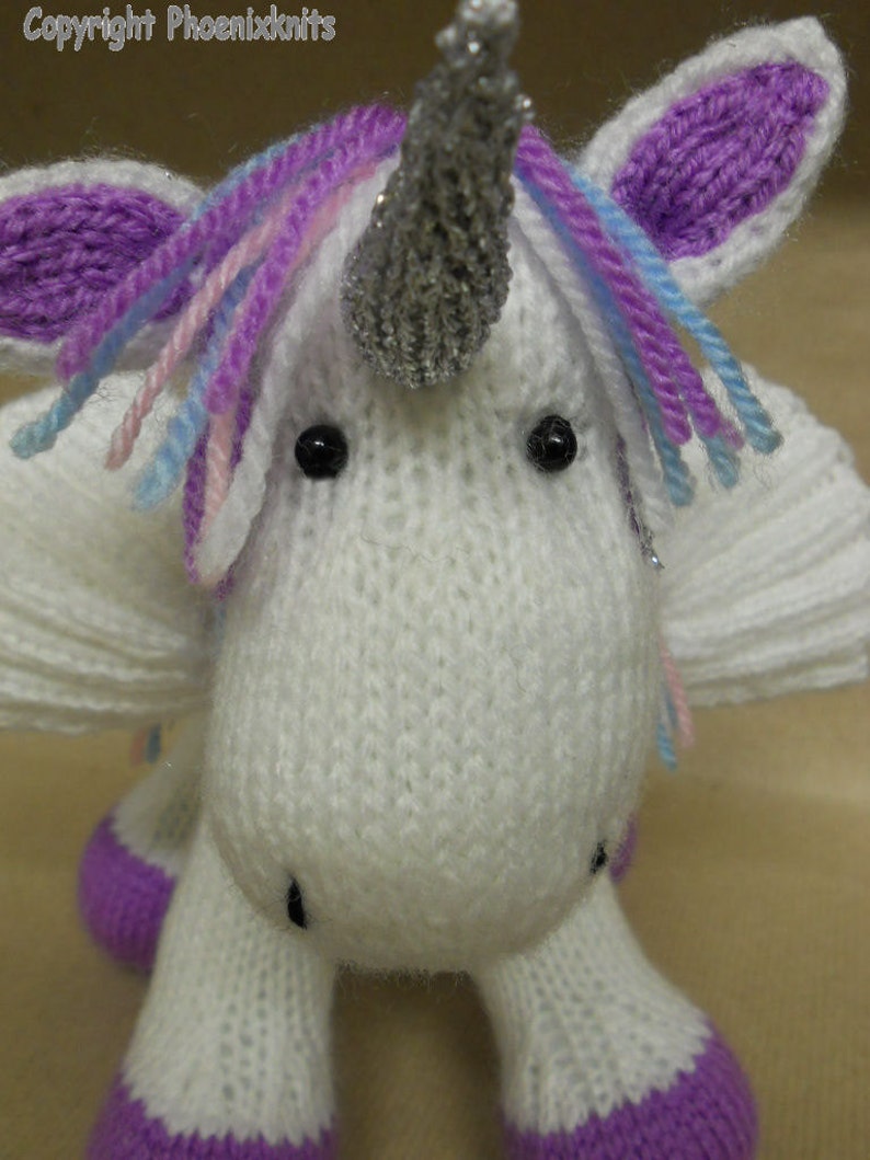 The Pegacorn an enchanting cross between a Unicorn and a Pegasus : Pattern only IMMEDIATE DOWNLOAD image 5