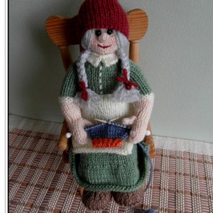 Willow the WIP Gnome Knitting pattern  -  Pattern only IMMEDIATE DOWNLOAD