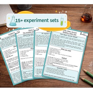 Hands-On Investigations | Science Heroes | Animal Adaptations | Chemical Reactions | 27+ Printable Pages