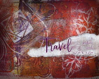 Herbstliche Reise Traveller's Journal - Digitaler Download - Printable Journal - Midori - Art Journal - Herbst/Herbst