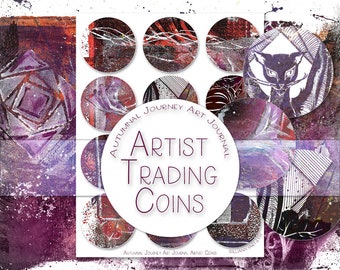 Autumnal Journey Artist Trading Coins 3