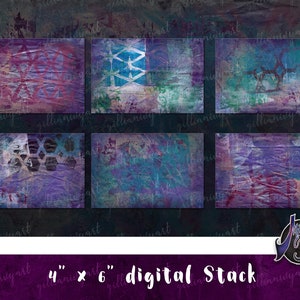 Violet Collage Book Digital Art Journal image 4