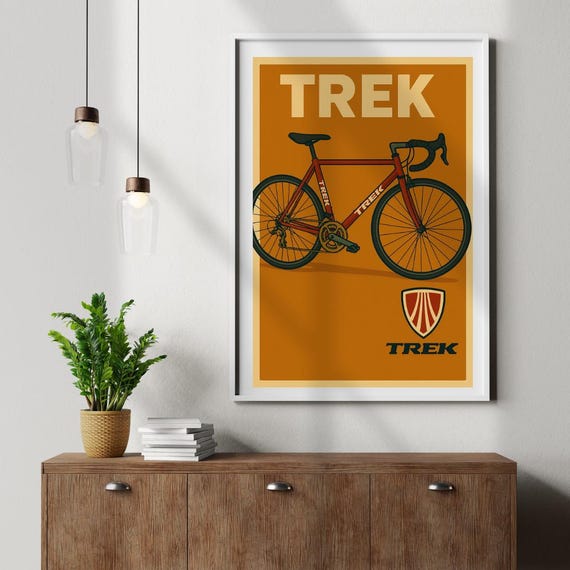 trek bicycle poster Teddy Art Print Nursery Decor Co Race2Replace Cycling Poster 2006 Discovery