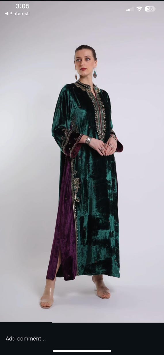 green and purple dress pakistani Embroidered Velvet | & Formal Wear bridal purple mehndi dress