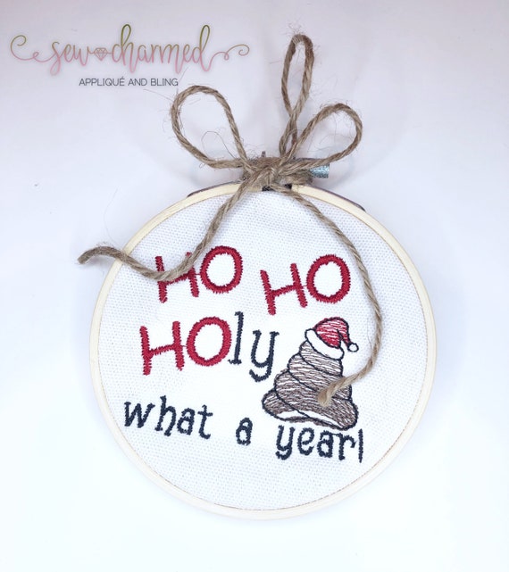 Embroidery Hoop Family Ornament