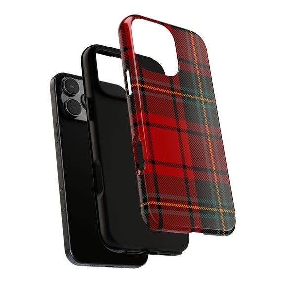 スマートフォン・携帯電話 Holiday Tartan iPhone 16e ケース