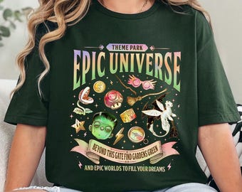 Camiseta Epic Universe, Camiseta de viaje al parque temático Epic Universe, Camiseta Epic World de Orlando Park, Camiseta del parque temático Universal 603429