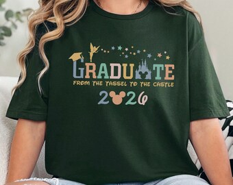 Disney Graduation 2026 Shirt, Graduate From The Tassel To The Castle 2026 Shirt, Graduate Mickey Shirt, Shirt For Grad 604391