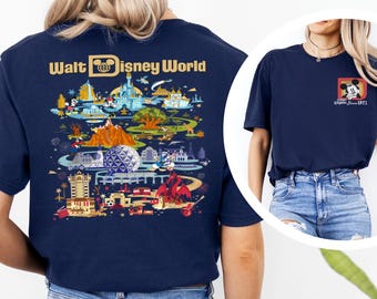 Retro Walt Disneyworld Mickey Shirt, Disney Parks Shirt, Four Parks Disney World Shirt, Vintage Disney Shirt, Disney Castle Shirt 603829