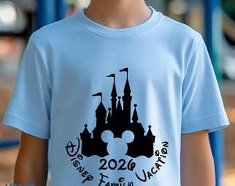 Disney Family Shirt 2026, Mickey and Crew Tee, Disney Castle Vacation Group Shirt, Disneyworld Shirt, Disney Family Trip Shirt 604387