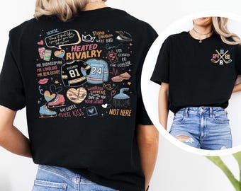 Heated Rivalry Shirt, Hockey Romance Tee, Hockey Shirt, Ice Skating Romance Shirt, Funny Bookish Hockey Tee, Sports Romance Tee 605619