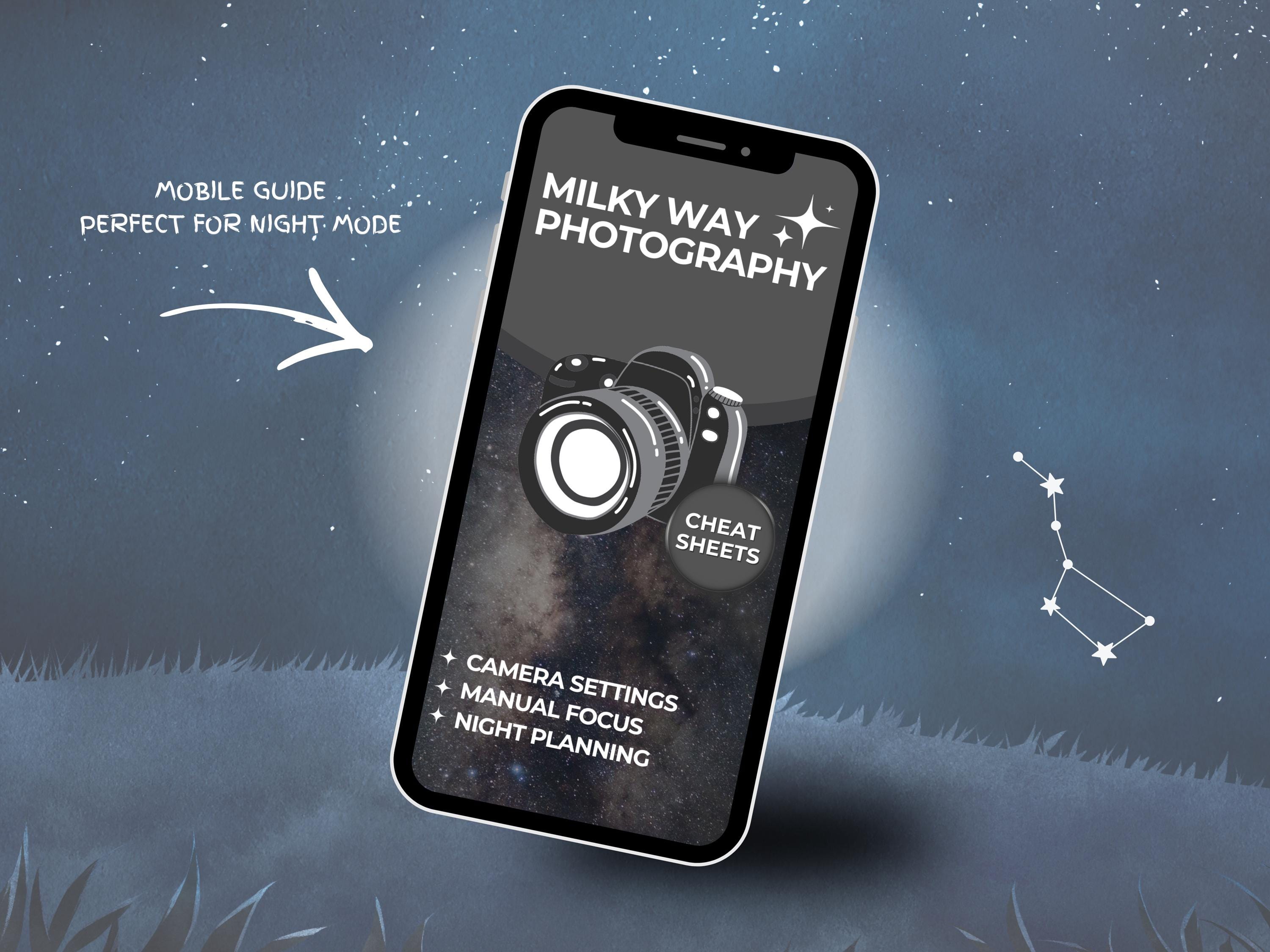 Milky Way Photography Cheat Sheet | Astrophotography Guide | Night Sky ...