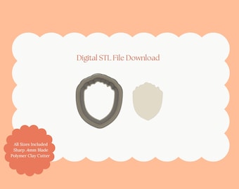 Poppy Petal Clay Cutters | Poppy Petal STL File - Floral Digital Cutter Set for Botanical Earrings and Nature Crafts