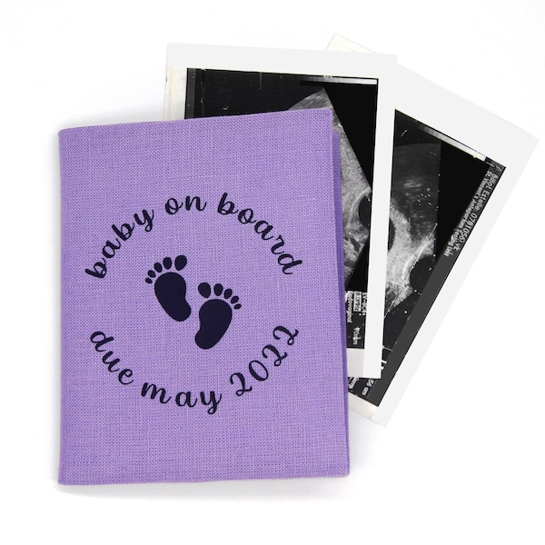 Einfaches kleines Baby Sonogram oder Fotoalbum. Neugeborenen Oma Bragbook. Individuelles Geschenk für Baby Junge, Baby Mädchen Shower. Fasst 36 4x6 Fotos