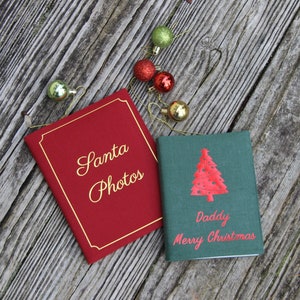 5x7 custom photo album. Linen simple personalised 5x7 brag book. Unique gift for him ,for her, for a friend, birthday, anniversary, wedding