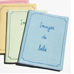 Einfaches Babybuch 10 x 6. Bilder de bebe kleines Fotoalbum für Sonogramme, Neugeborene, ein Baby Mädchen oder Jungen. Unikat Babyparty/ Oma Geschenk