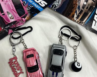 couple hot wheels keychain from fast&furious