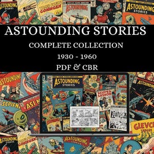 Astounding Stories Science Fiction Complete Comics Collection 1930-1960, 40GB, Magazine, Novels, High Quality, Astounding Stories all issues