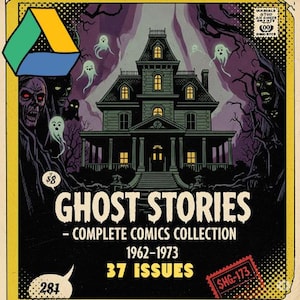Ghost Stories Comics Collection 1962–1973, 37 Issues, Horror Stories comics, Ghost story, Ghost stories magazine, Best novels, all volumes