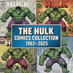 The Hulk comics collection 1962-2025, 100+ GB Bundle, incredible hulk, She hulk, hulk issues, Vol, annual, tpb, epic, masterwork, Magazine