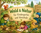 Waldregeln Kindergarten | Regelkarten für Waldtage | Wir gehen in den Wald | Naturpädagogik Vorschule | Waldkindergarten PDF