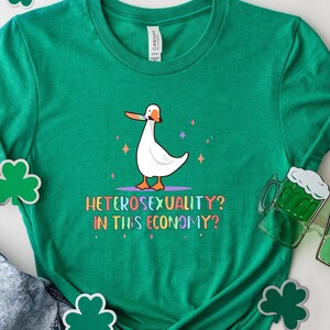 Heterosexuality In This Economy Shirt, Pride Shirt, LGBTQ Shirt, Lesbian Shirt, Pride Peace Shirt, Gay Shirt, Proud Mom Shirt, Pride Gift