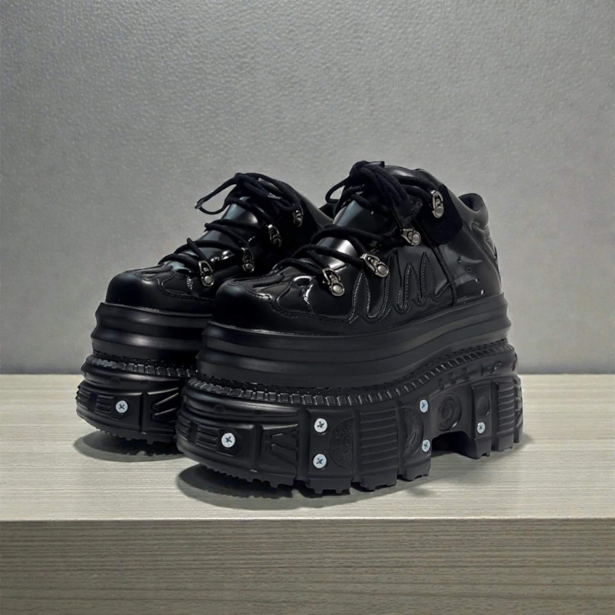 Y2K Punk Platform Sneakers •super High Heel Women's Shoes