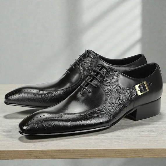 Men’s Luxury Handmade Leather Brogue Shoes – Formal, Business, Casual Dress Shoes