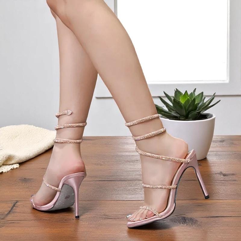 Buy Rhinestone Gladiator Sandals Online In India India