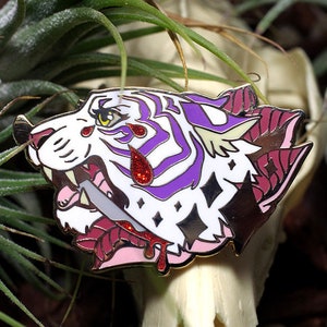 Tiger Tears Enamel Pin
