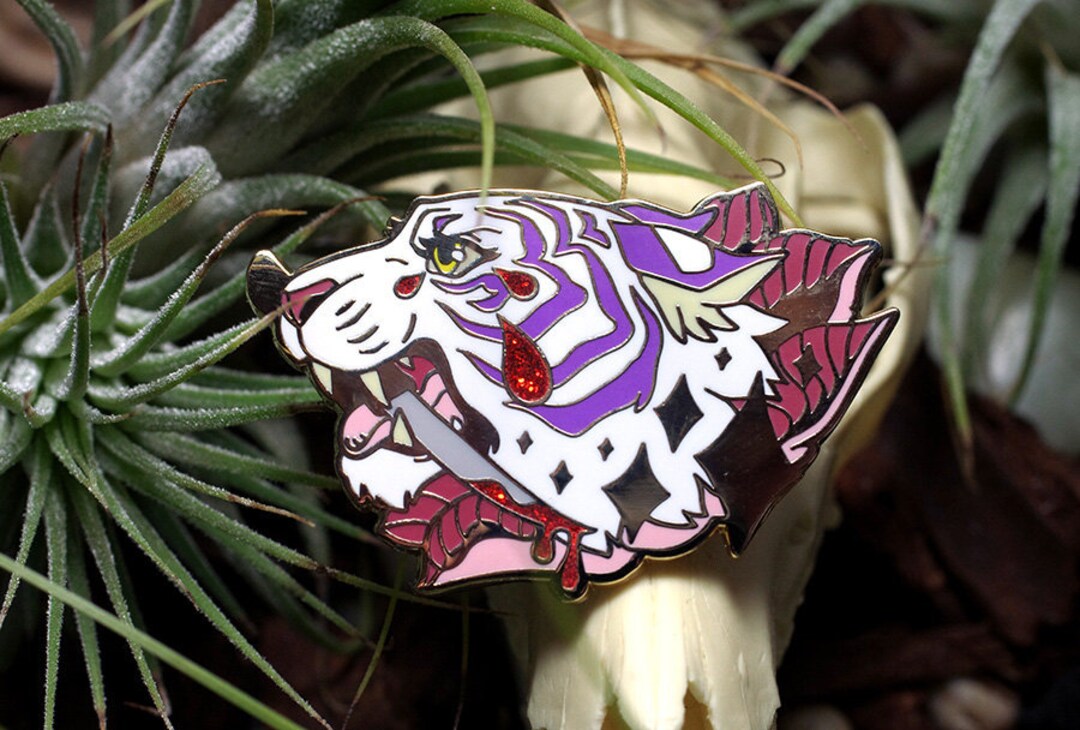 Tiger Ripper Pin Tiger Tears Enamel Pin - Etsy