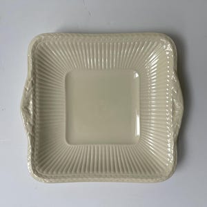 Antikes Wedgwood Geschirr, Edme Serie, quadratische Schale 23 cm