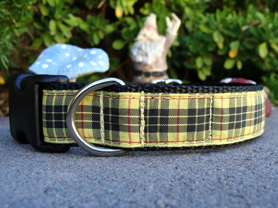 soft leather half check dog collars