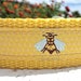 Bee Dog Collar, Quick Release dog collar, or, Martingale dog collar, 3/4 