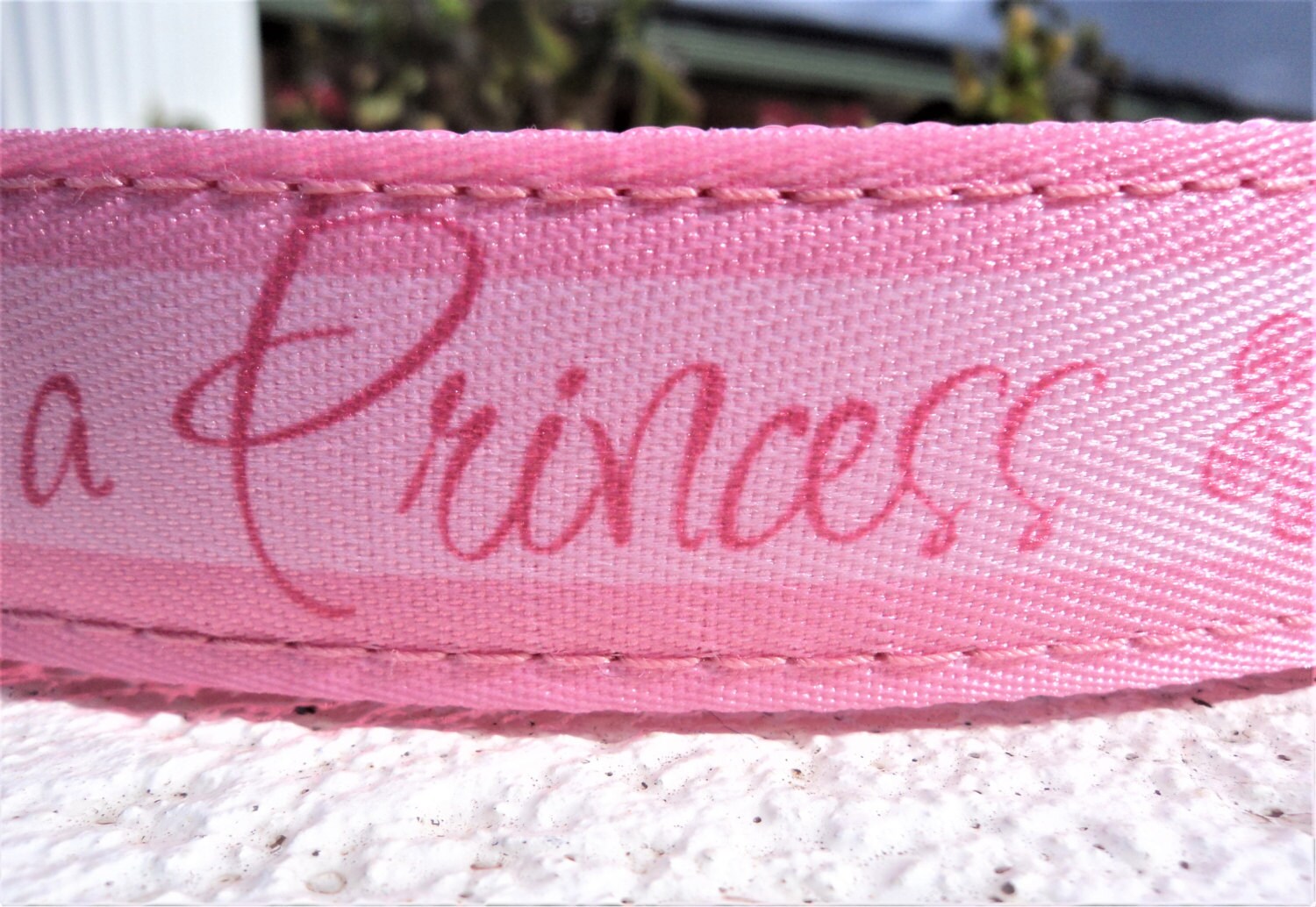 Disney Dog Collar Pink Princess 1 width Quick Release Etsy