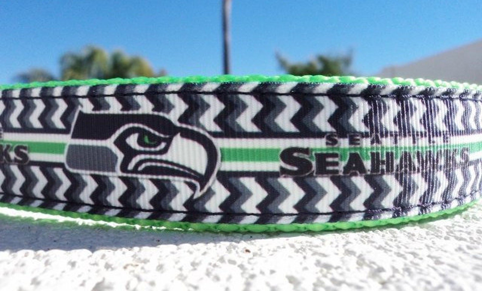 Seattle Seahawks Dog Collar 3/4 or 1 Quick Etsy