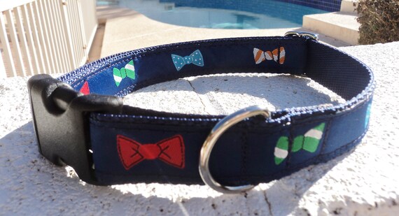 soft leather half check dog collars