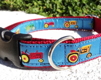 Dog Collar Quick Release Dog Collar 1” width dog collar Tractors farm dog collar, sizes S - L+