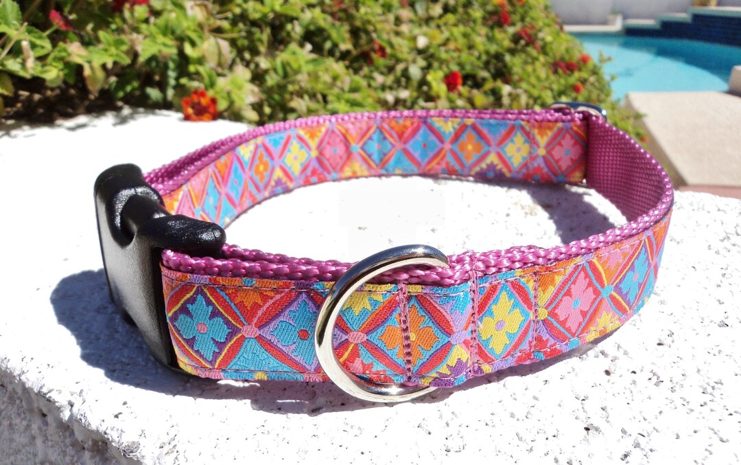 Dog Collar Flat Quick Release Dog Collar or Martingale Dog Collar, 1