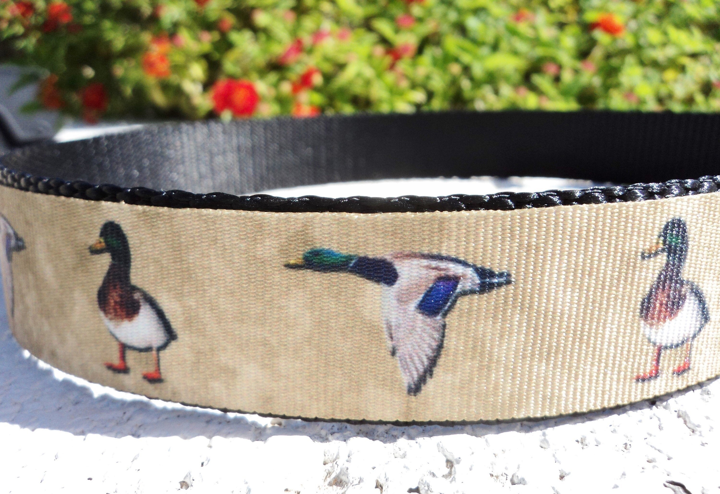 Mallard Duck Dog Collar 1 Side Release or Etsy